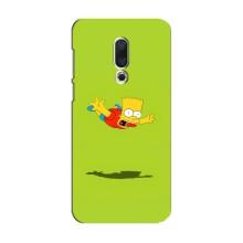 Чехол с Симпсонами для Meizu 15 (VPrint) (Барт Симпсон)