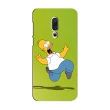 Чехол с Симпсонами для Meizu 15 (VPrint) (Гомер Симпсон)