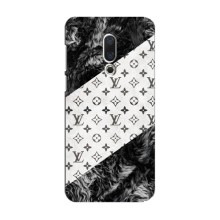 Чехол Стиль Louis Vuitton на Meizu 15 (LV на белом)