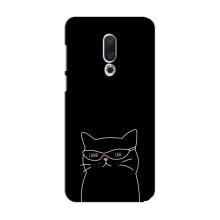 Чехол с рисунком кот на Meizu 15 – Равнодушный кот