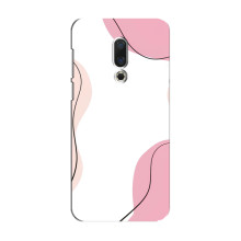 Чохол квітковий дизайн для Meizu 15 – Рожевий фон