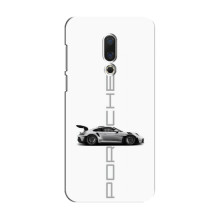 Чохол з авто Порше для Meizu 15 – білий порше