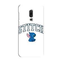 Чехол с принтом Стич на Meizu 15 – Стич лого