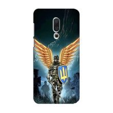 Чохол з українським воїном на Meizu 15