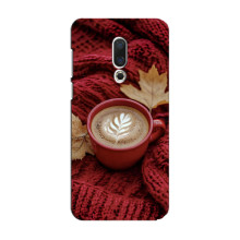 Чехол с уникальным дизайном «Осень с кофе» для Meizu 15 – Кофе на пледе