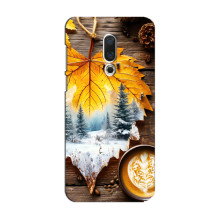Чехол с уникальным дизайном «Осень с кофе» для Meizu 15 – Осенне-зимнее кофе