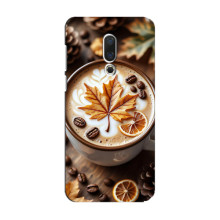 Чехол с уникальным дизайном «Осень с кофе» для Meizu 15 – Пряный кофе