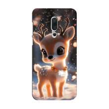 Яркий чехол для Meizu 15 с Зимними Оленятами – Оленёнок