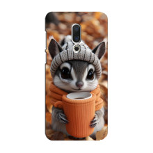 Друкований чохол 'Звірята з кавою' для Meizu 15