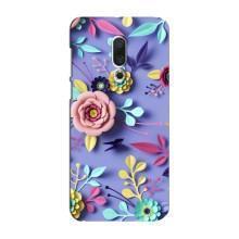 Чохли з квітами для Meizu 16 Plus (VPrint) (Дизайн квітів)