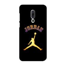 Чехлы для Meizu 16 Plus - с картинкой JORDAN (AlphaPrint) (Jordan Gold)
