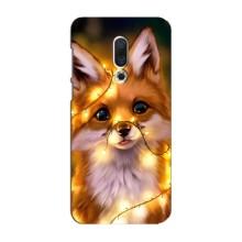 Чехлы с картинкой Лисички для Meizu 16 Plus (VPrint) (Лисичка в гирляндах)