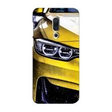 Чехлы с Машинами на Мейзу 16 Плюс (VPrint) (Желтая машина)