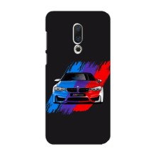 Чехол BMW для Мейзу 16 Плюс (Цветная БМВ)
