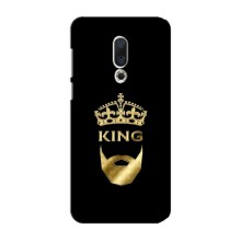 Чехол (Корона на чёрном фоне) для Мейзу 16 Плюс (KING)