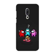 Чехол Амонг Ас для Meizu 16 Plus (AlphaPrint) (Импостер)
