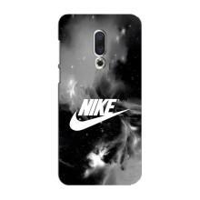 Чехол для Meizu 16 Plus - с принтом Найк (AlphaPrint) (Лого Найк)