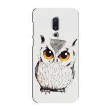 Чехол с птицами на Meizu 16 Plus (VPrint) (Милая Сова)