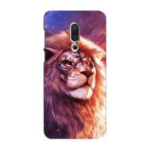 Чехол со Львом для Meizu 16 Plus (VPrint) (Красочный Лев)