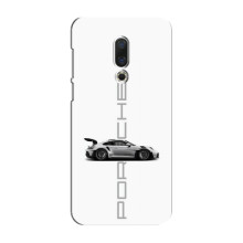 Чохол з авто Порше для Meizu 16 Plus – білий порше