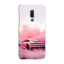 Чохол з авто Порше для Meizu 16 Plus – Рожевий Порше