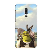 Чохол з мультфільмом Шрек на Meizu 16 Plus – Шрек і осел