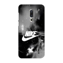 Чехол с логотипом Найк на Meizu 16 Plus – Найк дымчатый