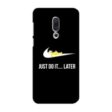 Чехол с логотипом Найк на Meizu 16 Plus – Nike just do it