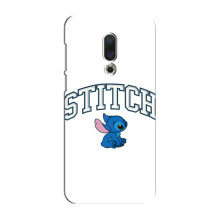Чехол с принтом Стич на Meizu 16 Plus (Стич лого)