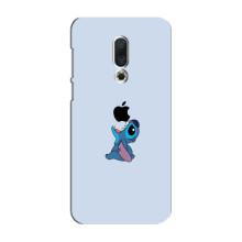 Чехол с принтом Стич на Meizu 16 Plus (Stitch apple)