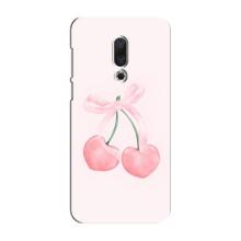 Чехол с розовым рисунком для Meizu 16 Plus – Розовые вишни