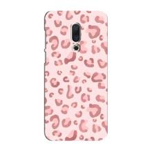 Чехол с розовым рисунком для Meizu 16 Plus – Розовый леопард