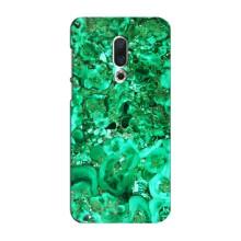 Мраморный чехол на Meizu 16 Plus (VPrint) (Салатный Мрамор)