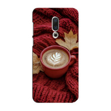 Чохол з унікальним дизайном 'Осінь з кавою' для Meizu 16 Plus – Кава на ковдрі