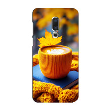 Чохол з унікальним дизайном 'Осінь з кавою' для Meizu 16 Plus – Кава з жовтим