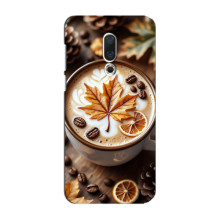 Чохол з унікальним дизайном 'Осінь з кавою' для Meizu 16 Plus – Пряна кава