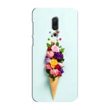 Чохли з тематикою "КВІТИ" на Meizu 16 Plus (Квітка-морозиво)