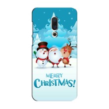 Рождественские Чехлы для Meizu 16 Plus (VPrint) (Merry Christmas)