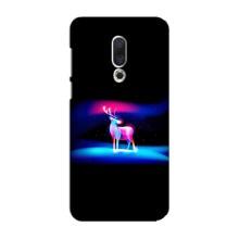 Силиконовый бампер с картинкой животных для Meizu 16 Plus (Яркий олень)