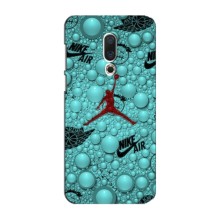 Силиконовый Чехол Nike Air Jordan на Мейзу 16 Плюс – Джордан Найк
