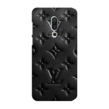 Текстурный Чехол Louis Vuitton для Мейзу 16 Плюс (Черный ЛВ)