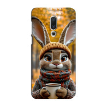 Печатный чехол «Зверята с кофе» для Meizu 16 Plus – Зайчик с кофе