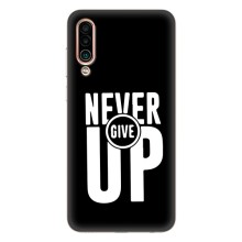 Силиконовый Чехол на Meizu 16Xs с картинкой Nike (Never Give UP)