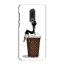 Чехлы Луи Витон для Meizu 16th (AlphaPrint - LOUIS VUITTON) (кофе LOUIS VUITTON)