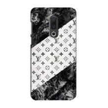 Чехол Стиль Louis Vuitton на Meizu 16th (LV на белом)