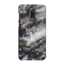 Новогодние, Праздничные Чехлы для Meizu 16th - 2024 год (Hello winter)