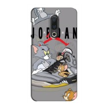 Силиконовый Чехол Nike Air Jordan на Мейзу 16 тч (Air Jordan)