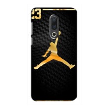 Силиконовый Чехол Nike Air Jordan на Мейзу 16 тч (Джордан 23)
