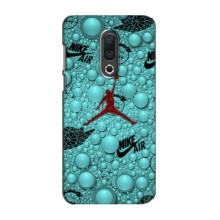 Силиконовый Чехол Nike Air Jordan на Мейзу 16 тч (Джордан Найк)