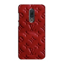 Текстурный Чехол Louis Vuitton для Мейзу 16 тч (Красный ЛВ)